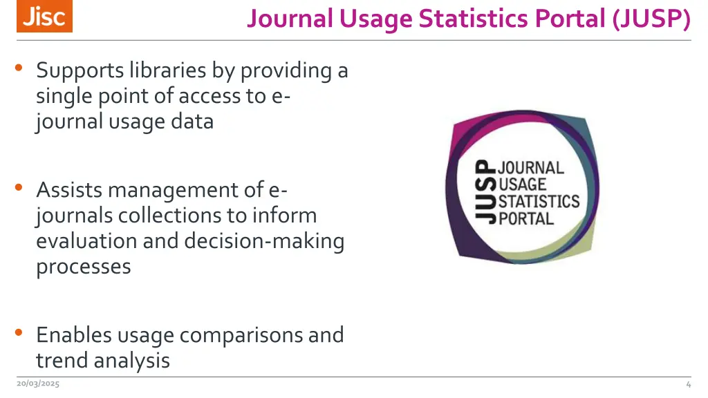 journal usage statistics portal jusp