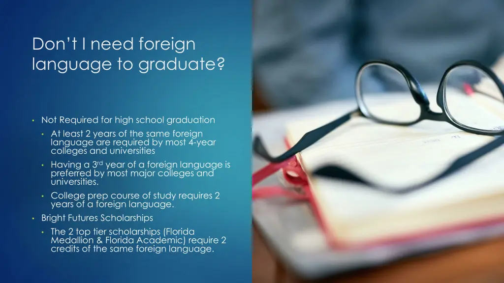 don t i need foreign language to graduate
