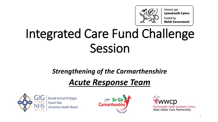 integrated care fund challenge integrated care