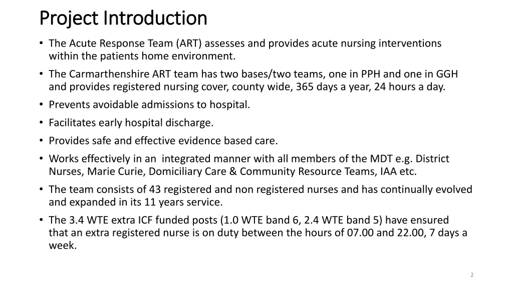 project introduction project introduction
