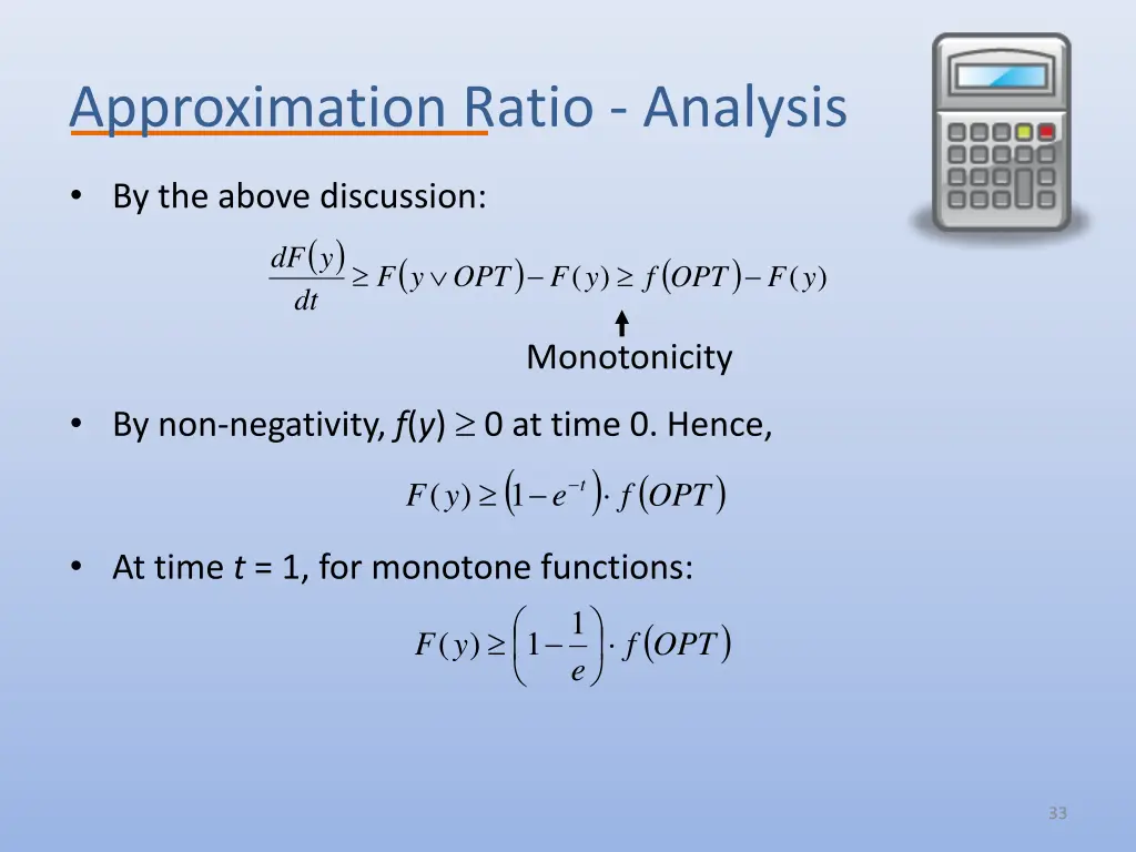 approximation ratio analysis