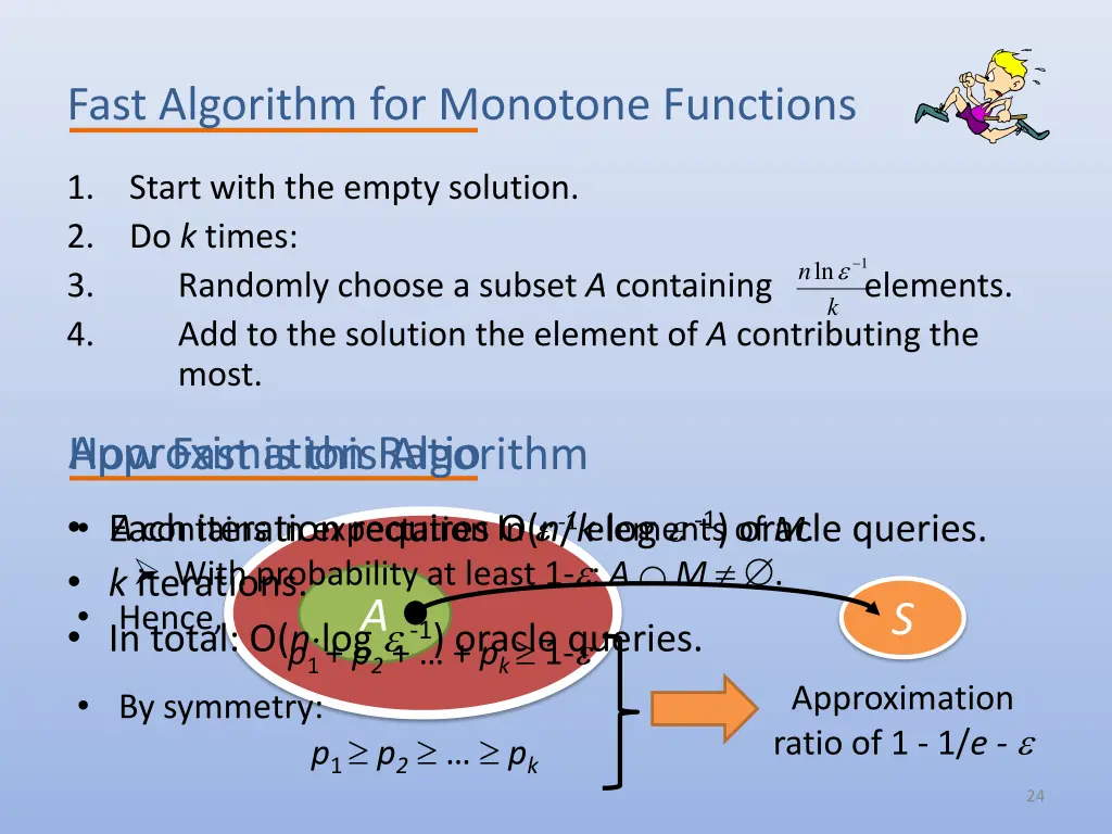 fast algorithm for monotone functions