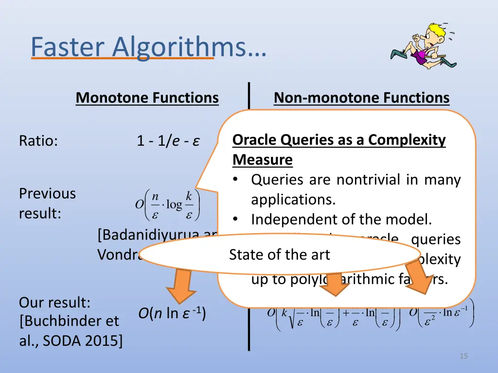 faster algorithms