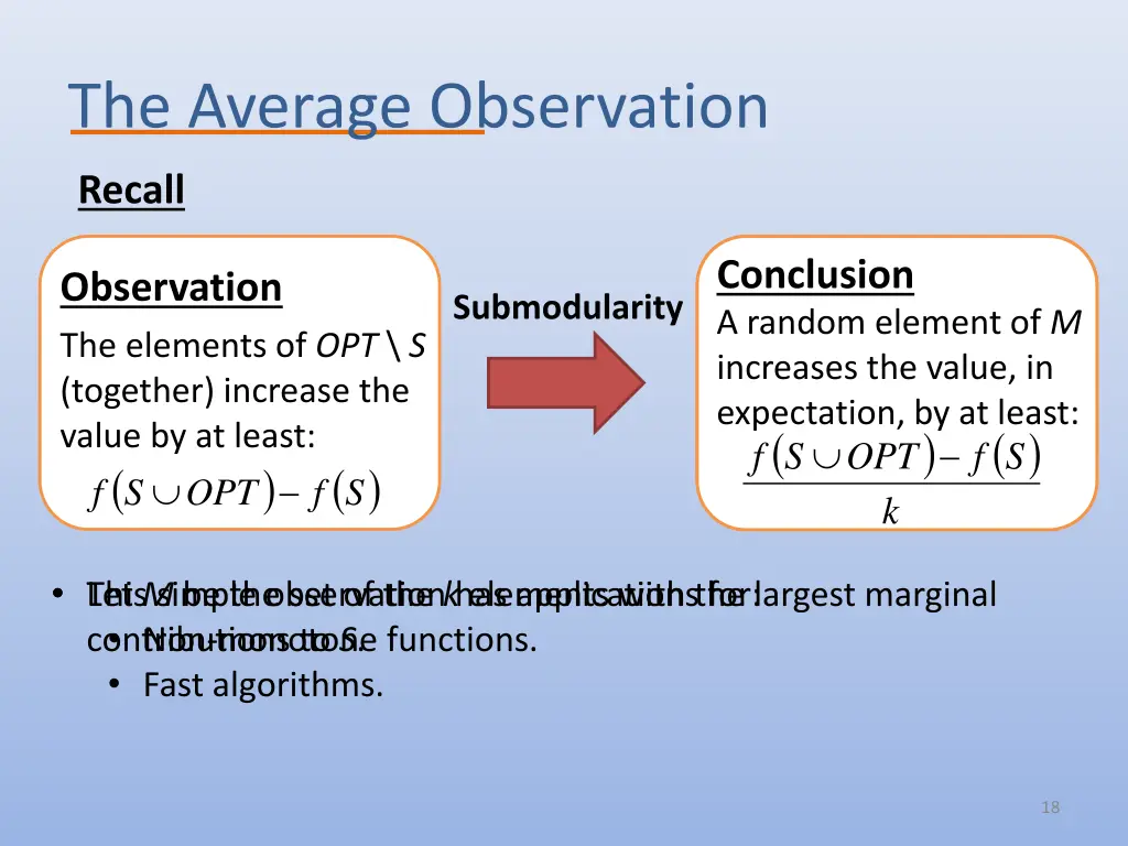 the average observation