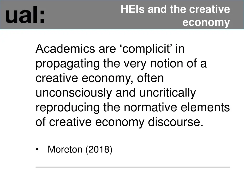 heis and the creative