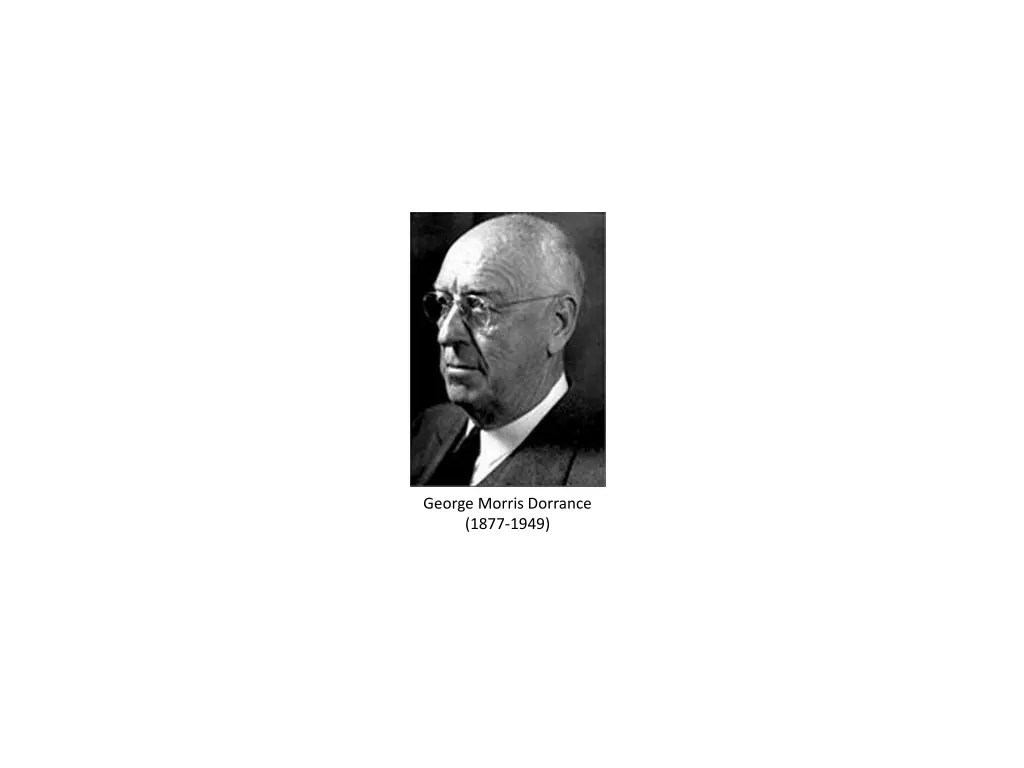 george morris dorrance 1877 1949