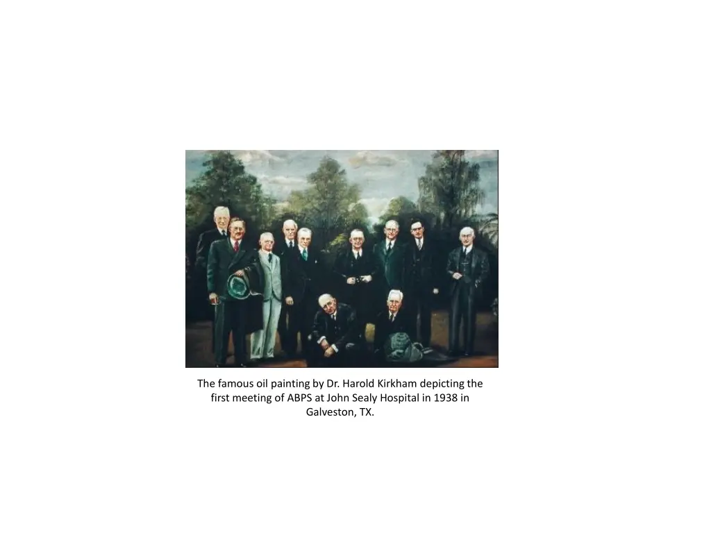 the famous oil painting by dr harold kirkham