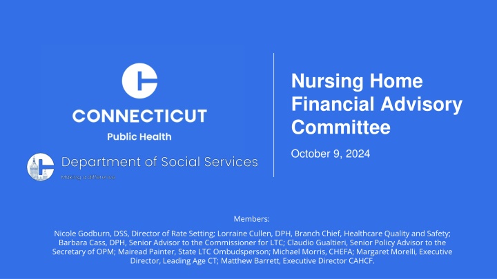 nursing home financial advisory committee