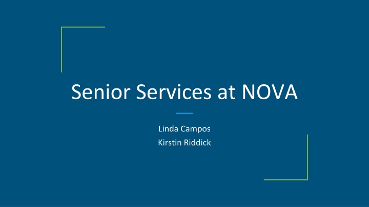 senior services at nova