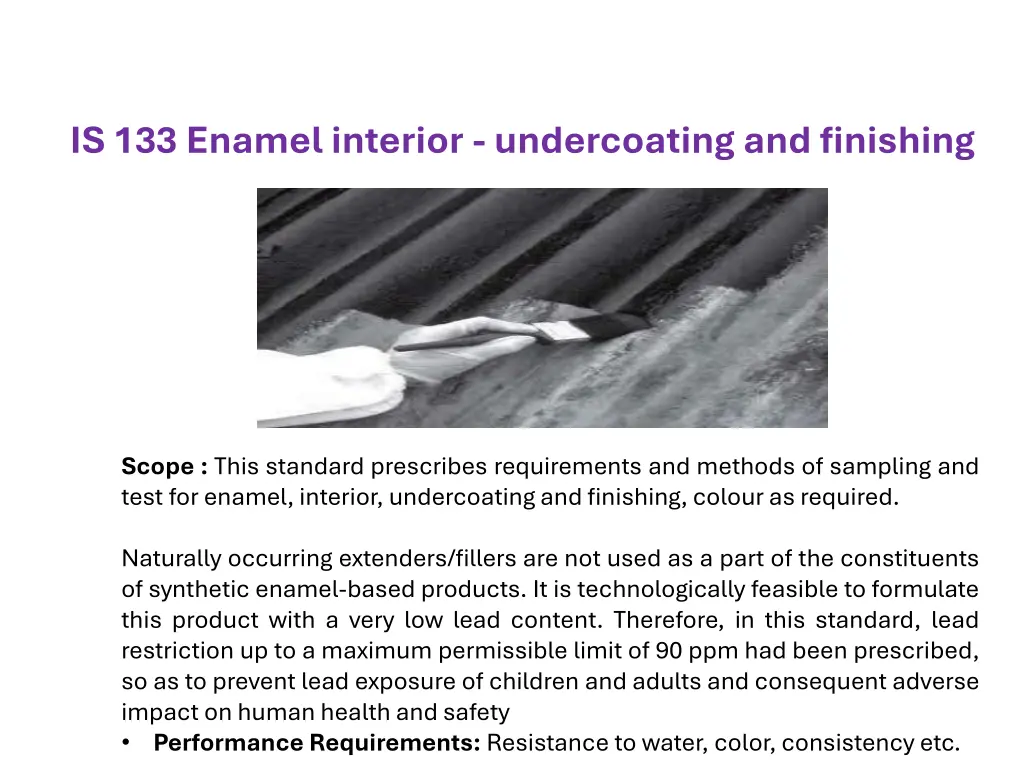 is 133 enamel interior undercoating and finishing