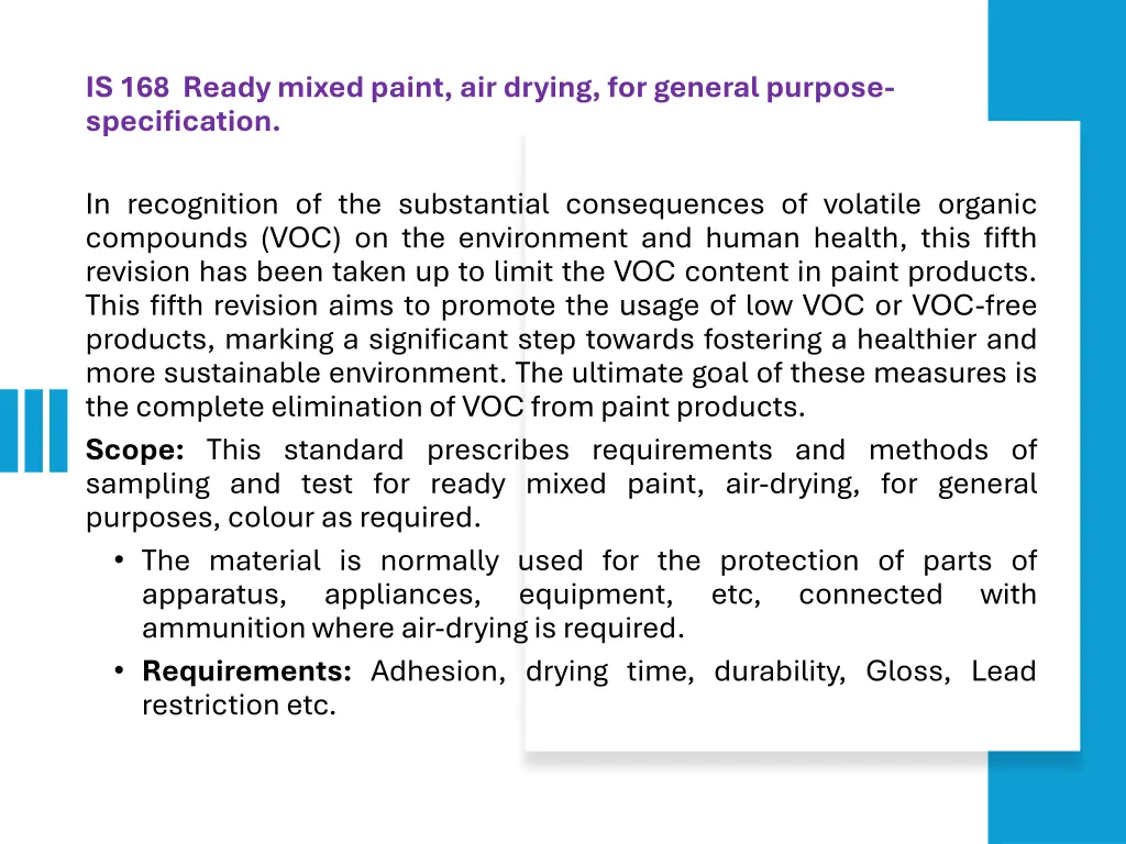 is 168 ready mixed paint air drying for general