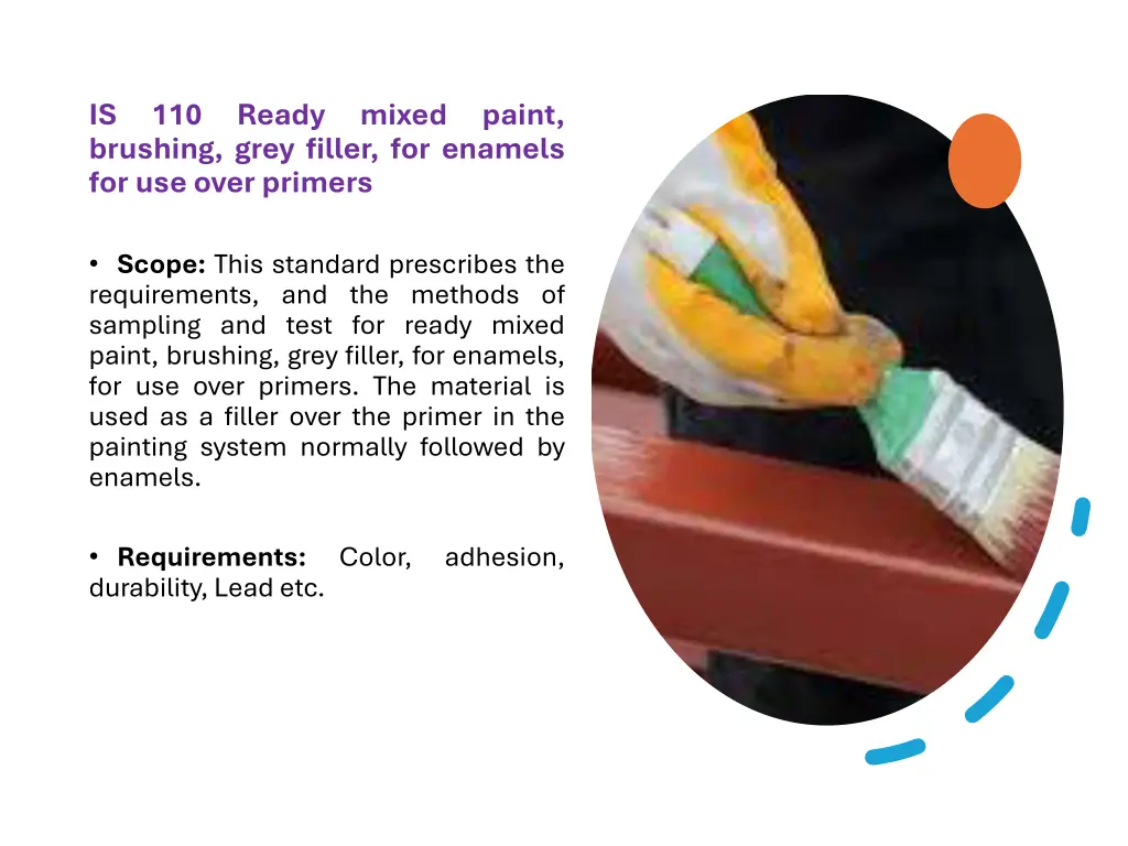 is brushing grey filler for enamels for use over