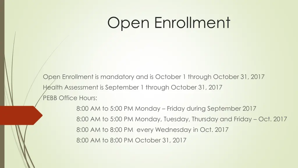 open enrollment