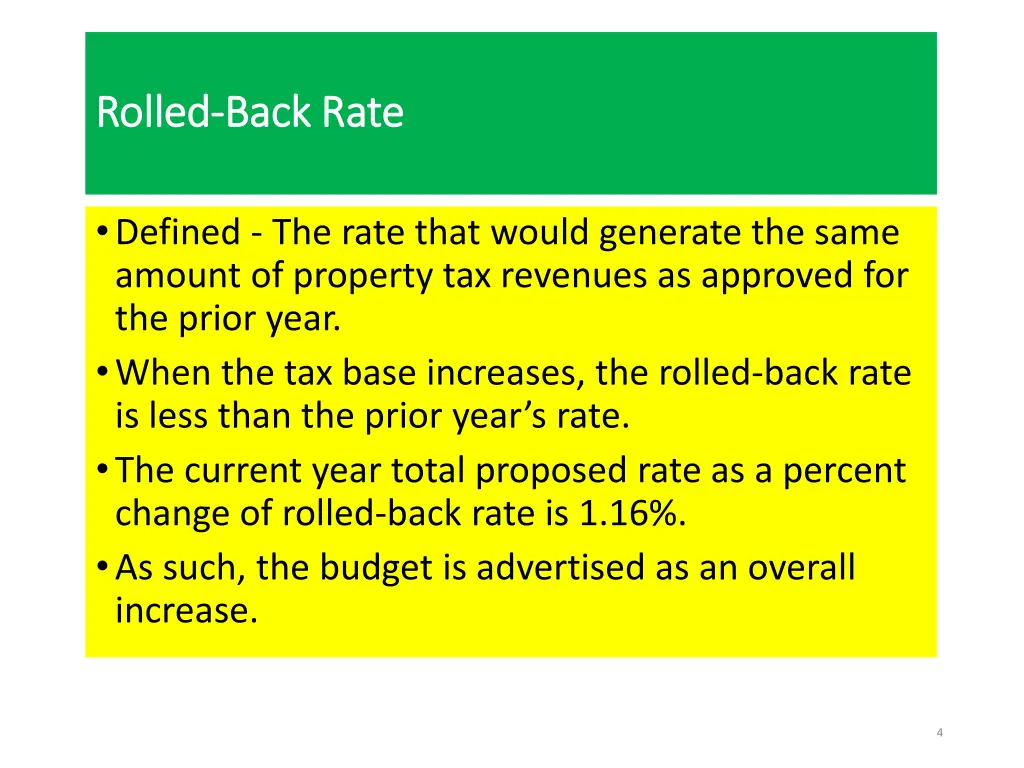 rolled rolled back rate back rate