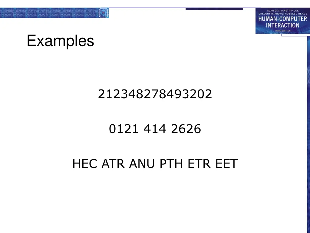 examples