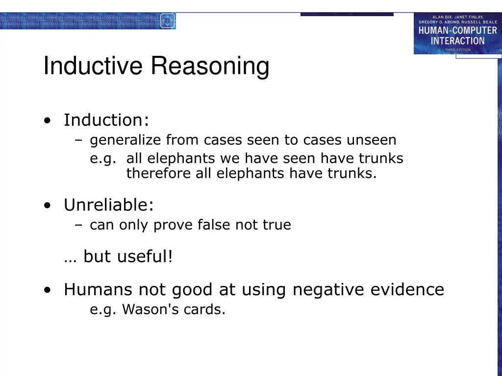 inductive reasoning
