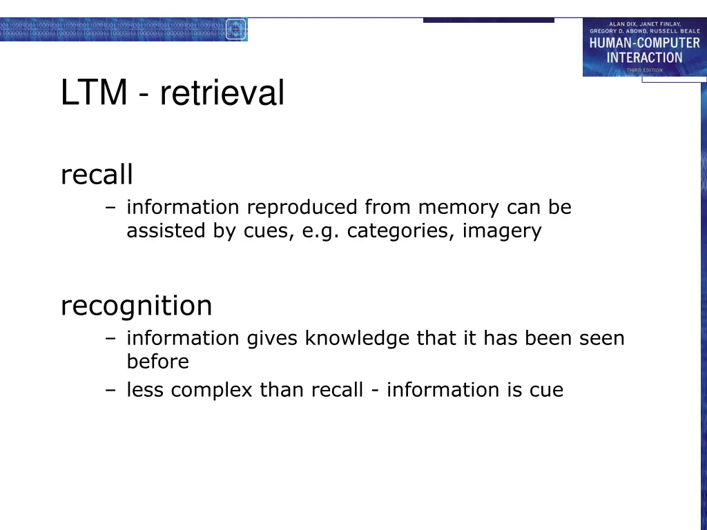 ltm retrieval