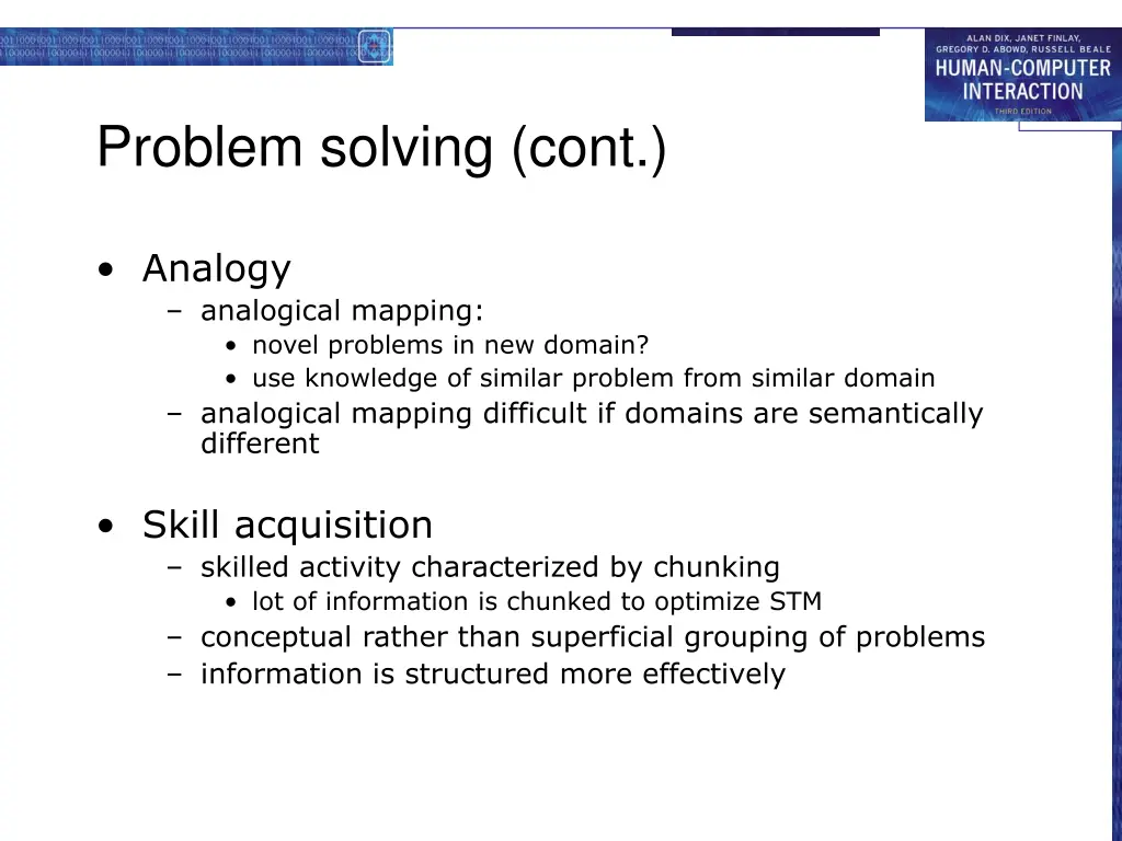 problem solving cont 1