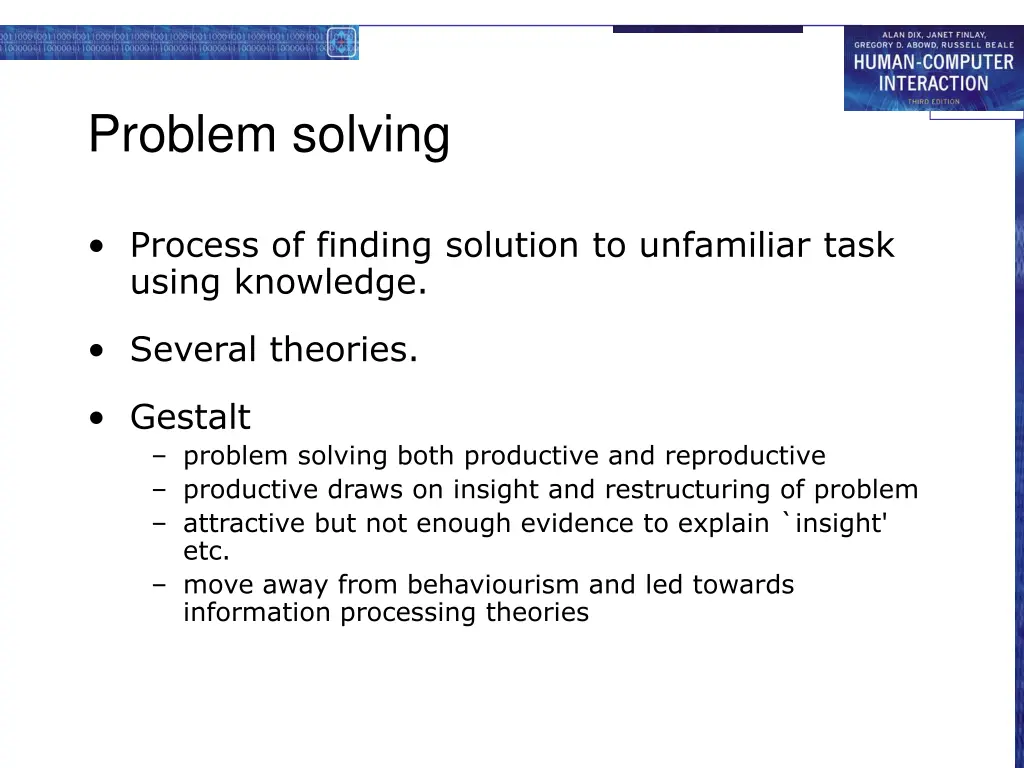 problem solving