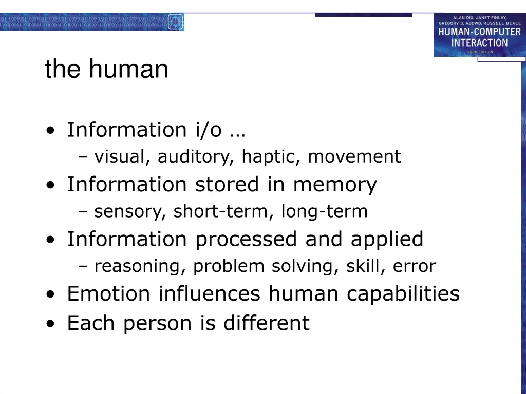 the human