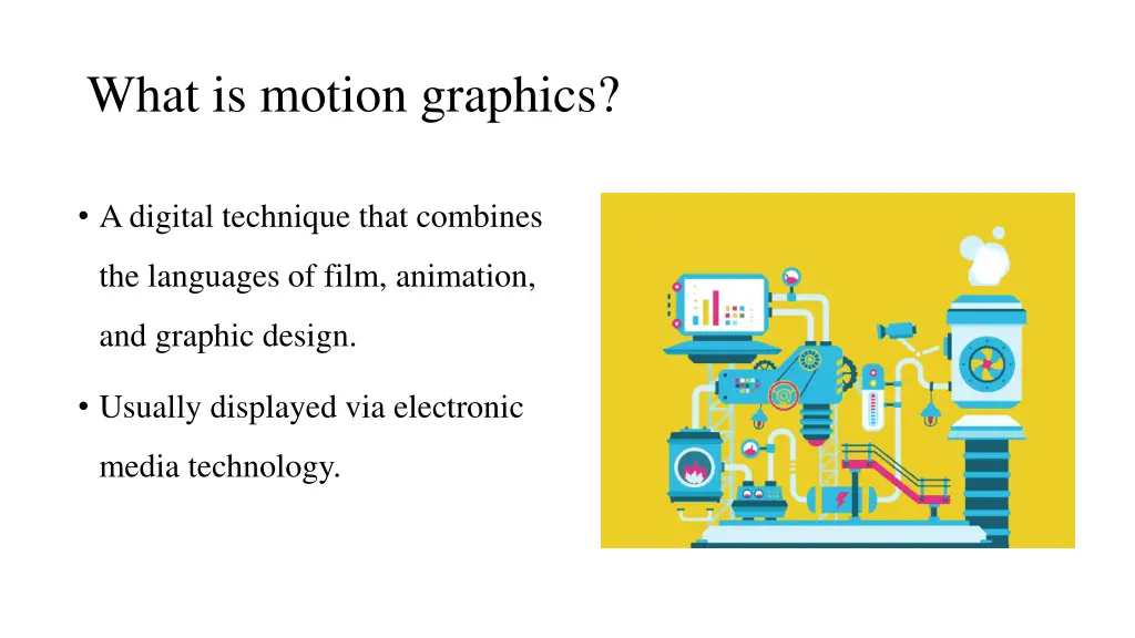 what is motion graphics