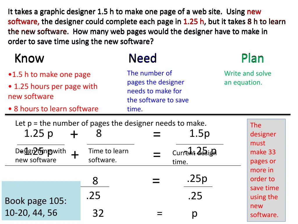 it takes a graphic designer 1 5 h to make