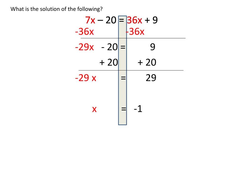 what is the solution of the following 3