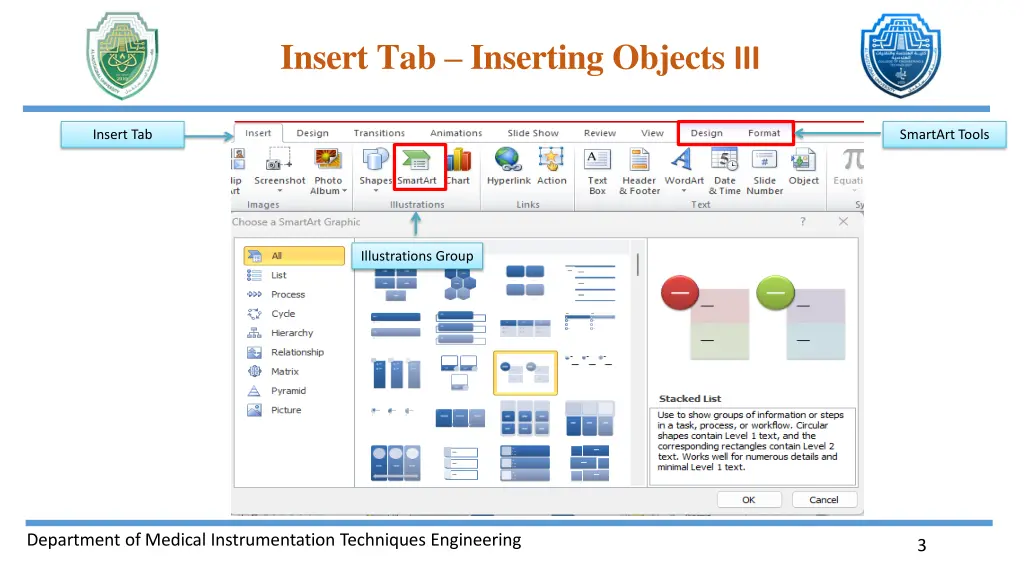 insert tab inserting objects iii 1