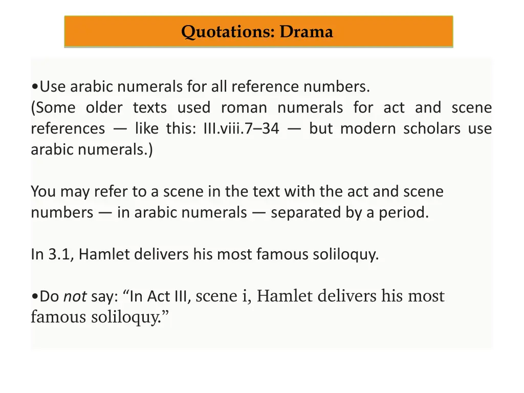 quotations drama 1