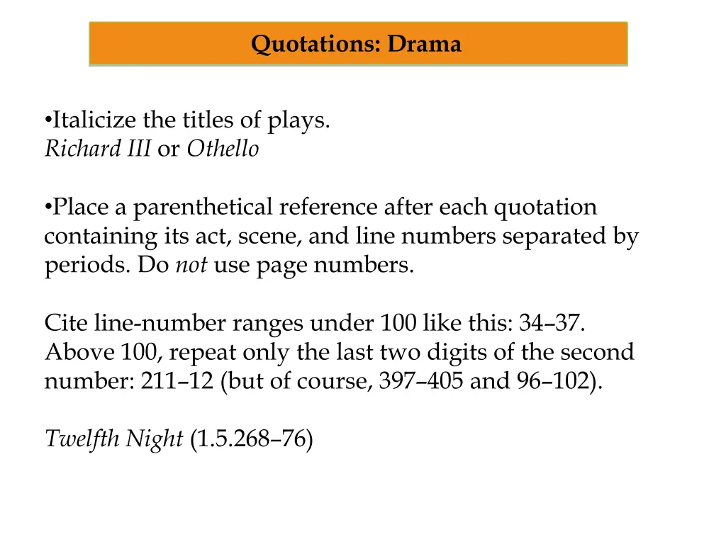 quotations drama