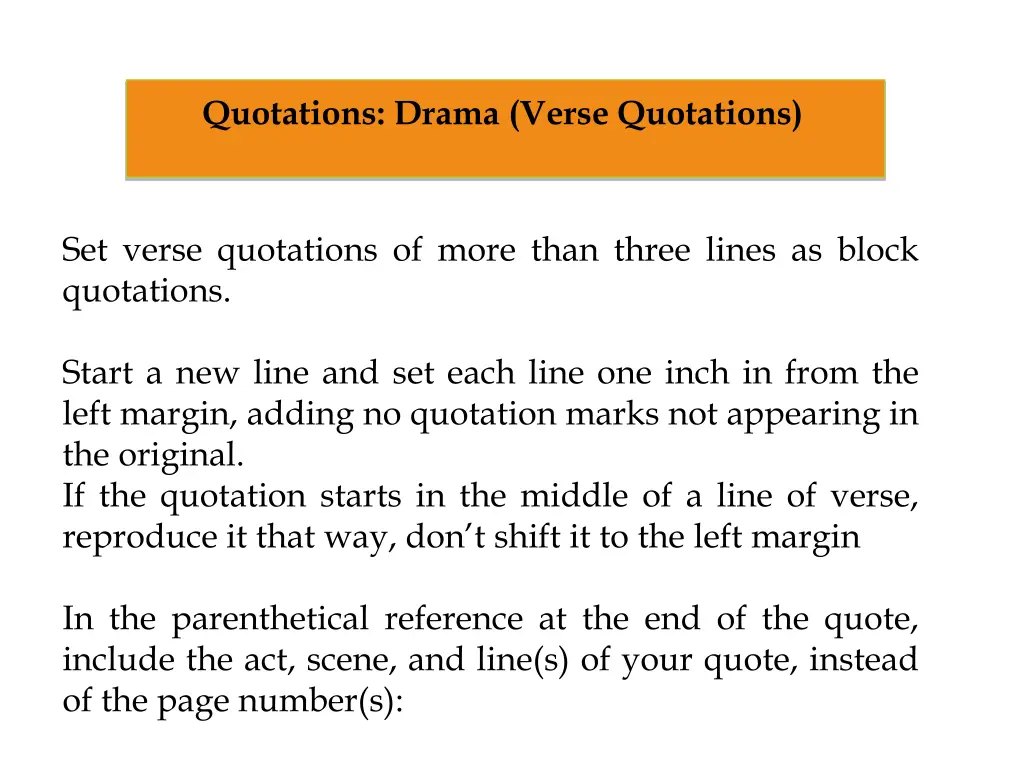 quotations drama verse quotations 1