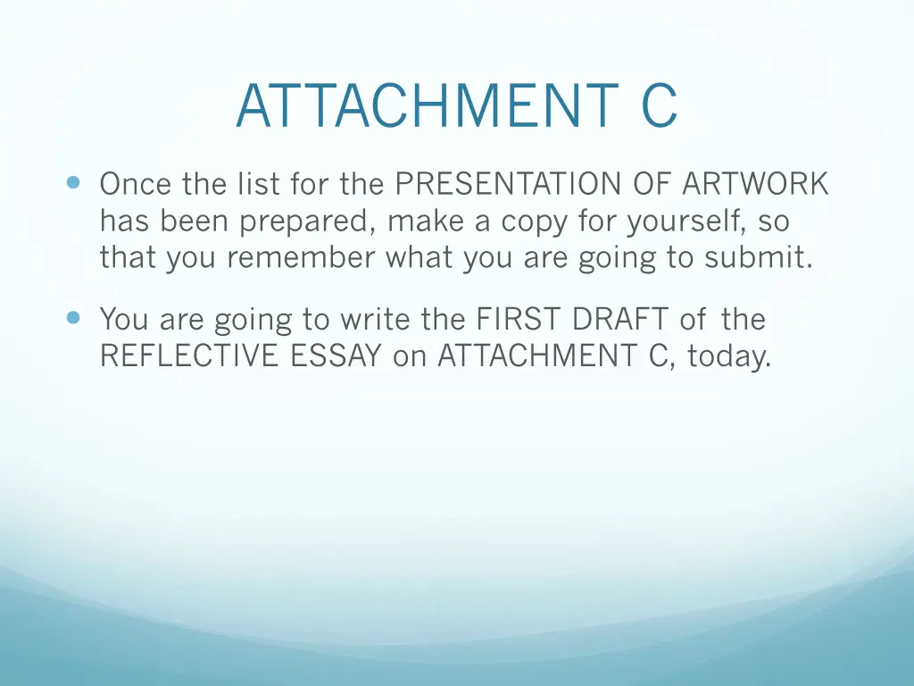 attachment c