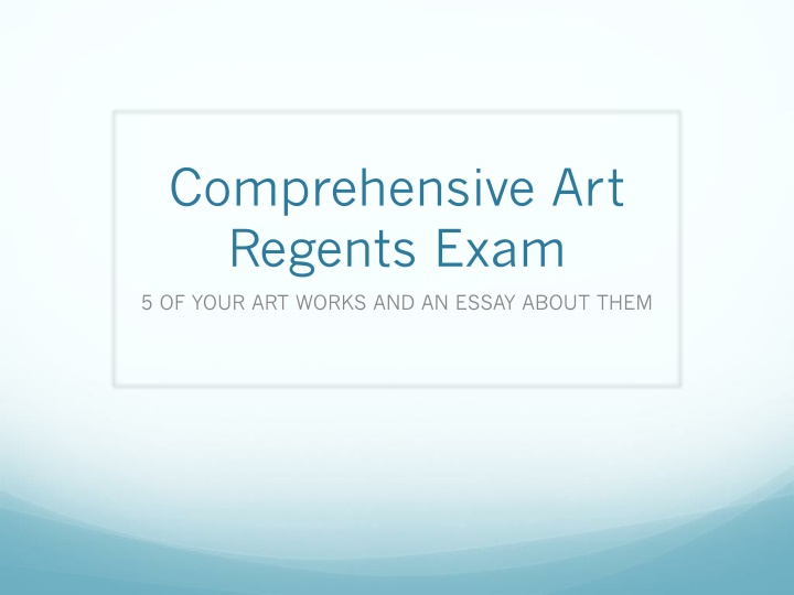 comprehensive art regents exam