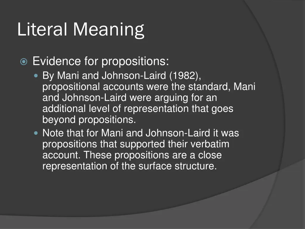literal meaning 18