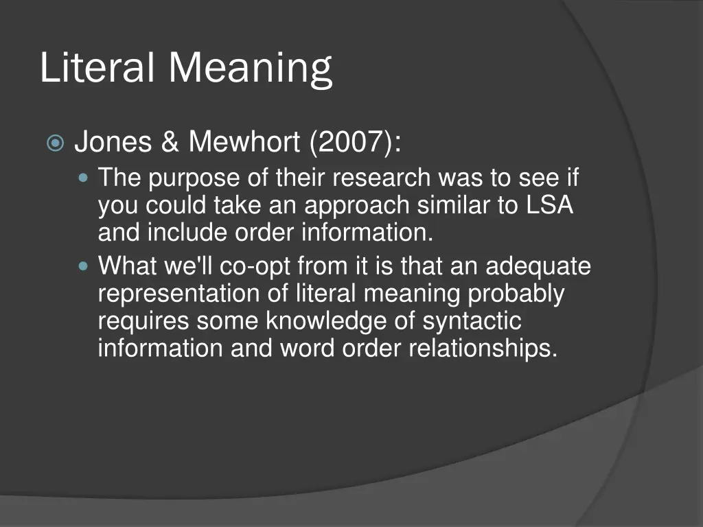 literal meaning 6