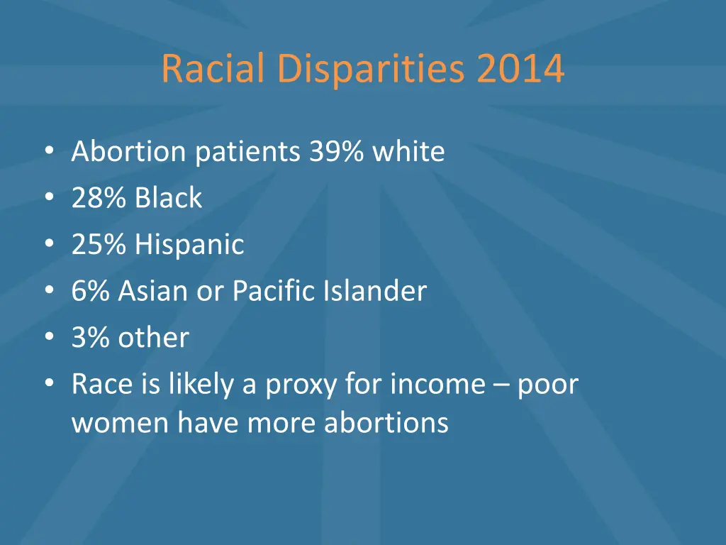racial disparities 2014