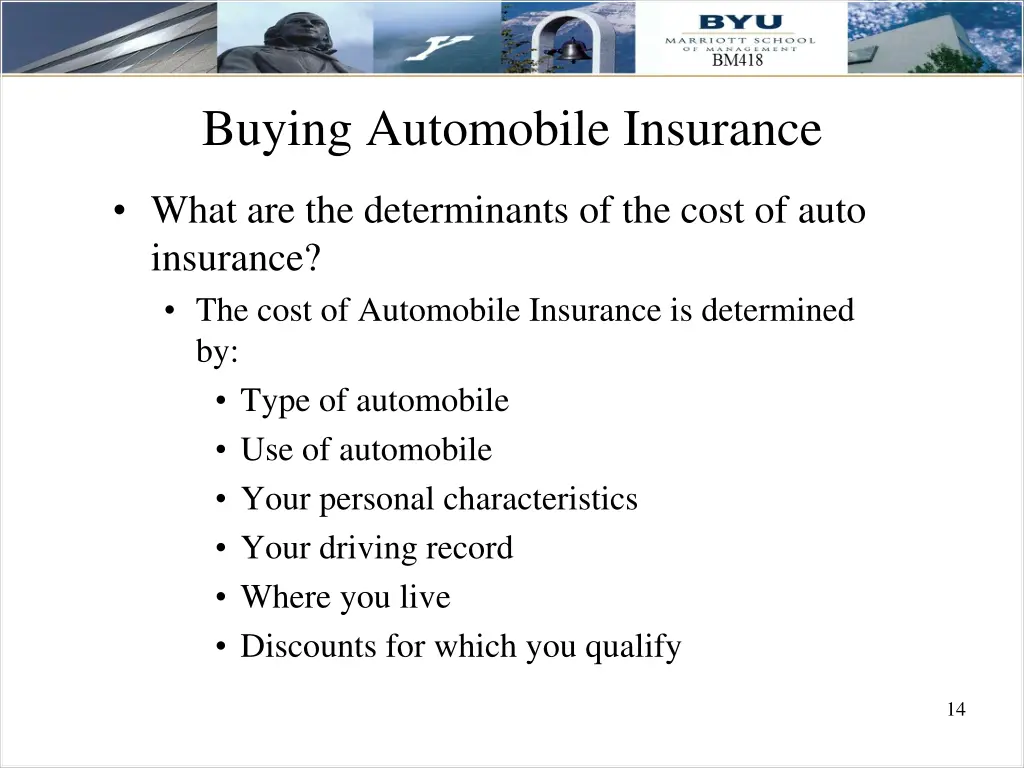 buying automobile insurance