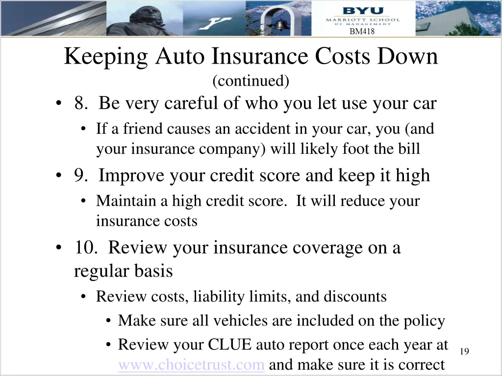 keeping auto insurance costs down continued 3