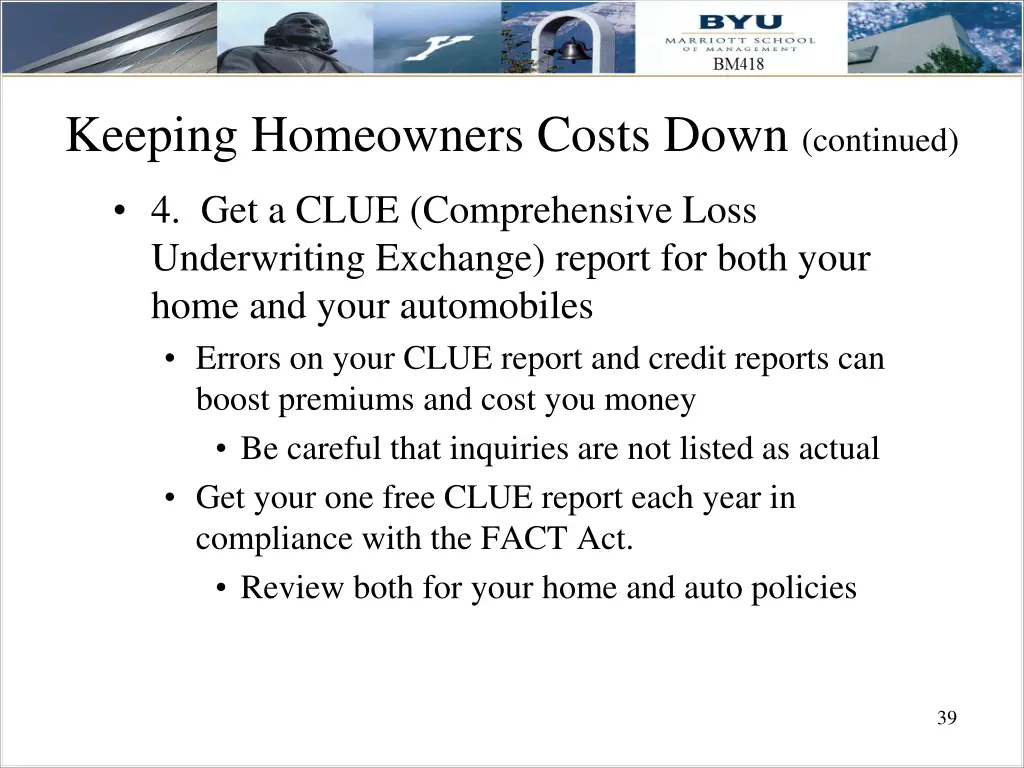 keeping homeowners costs down continued 2