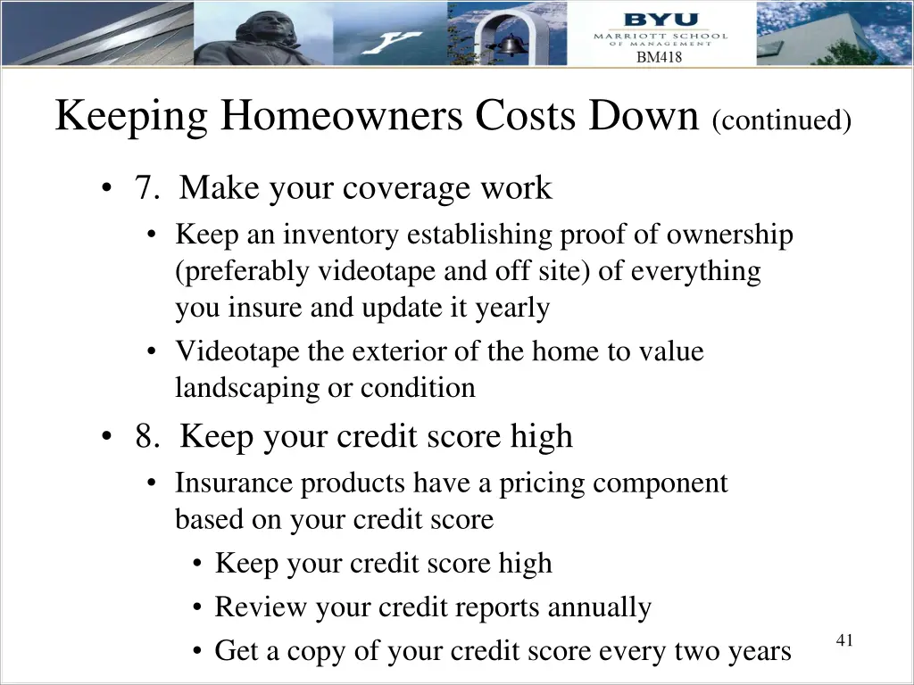 keeping homeowners costs down continued 4