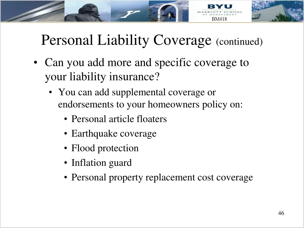 personal liability coverage continued 1