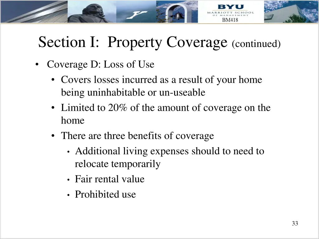 section i property coverage continued 1