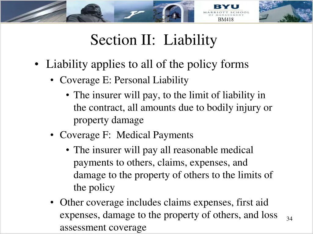 section ii liability