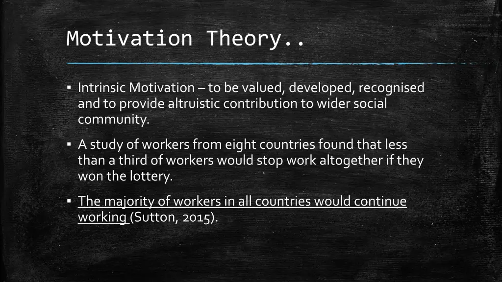 motivation theory