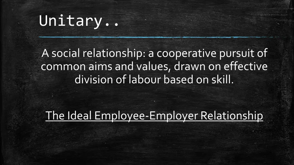 unitary