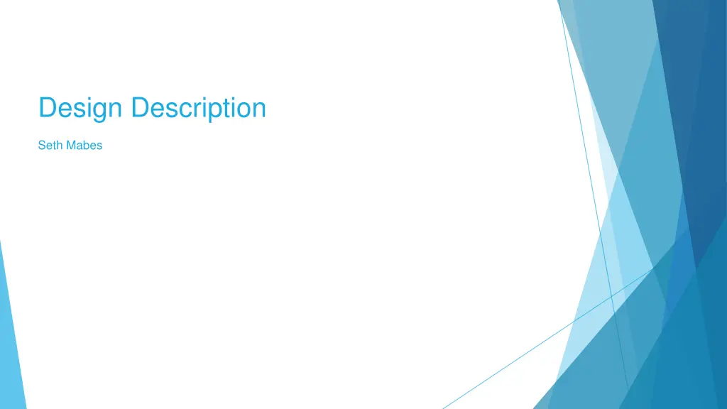 design description