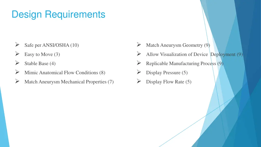 design requirements 1