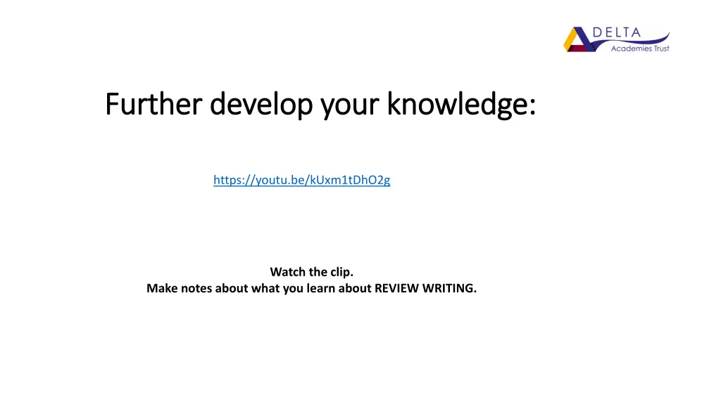 further develop your knowledge further develop
