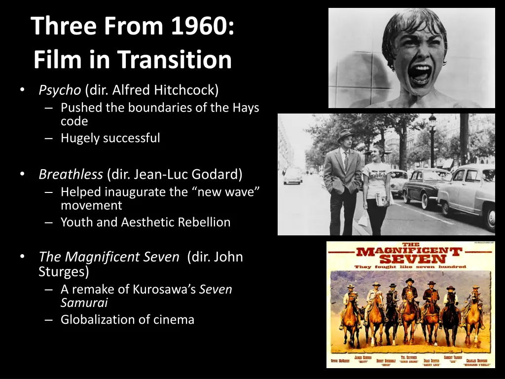 three from 1960 film in transition psycho