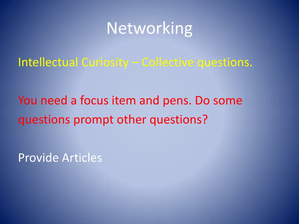 networking